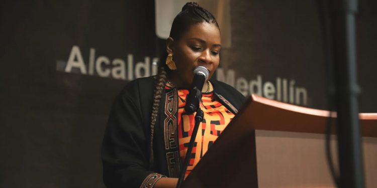 Farlin Perea Rentería, Gerente de Etnias de Medellín Las mujeres Afrolatinas y Afrocaribeñas siguen trabajando por la conquista de sus derechos.