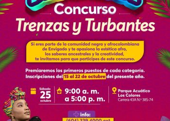 Envigado celebra la diversidad con el concurso “Trenzas y Turbantes” en el Diverfest 2025