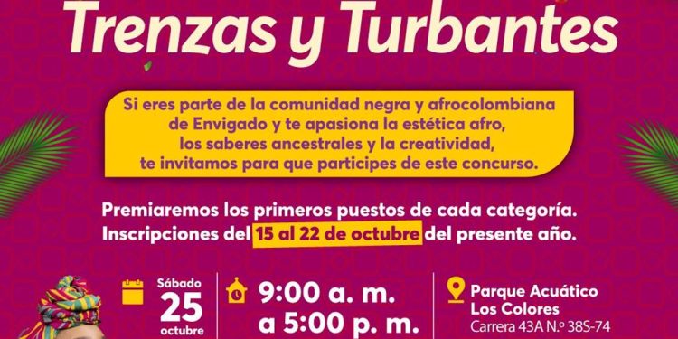 Envigado celebra la diversidad con el concurso “Trenzas y Turbantes” en el Diverfest 2025