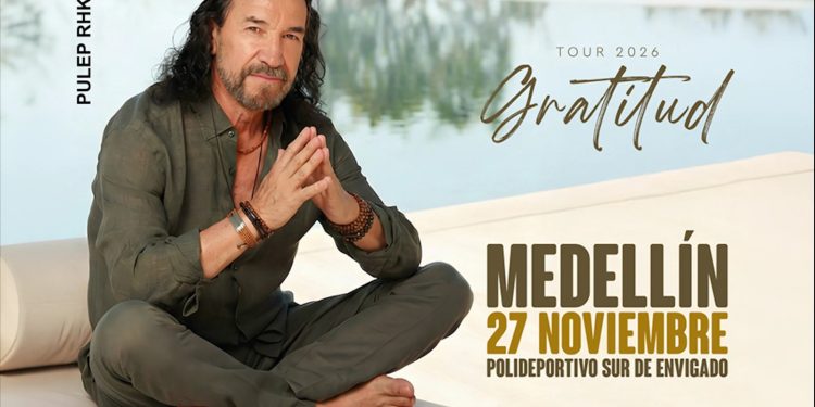 Medellín se prepara para el romanticismo: Marco Antonio Solís llega con su ‘Gratitud Tour 2026’